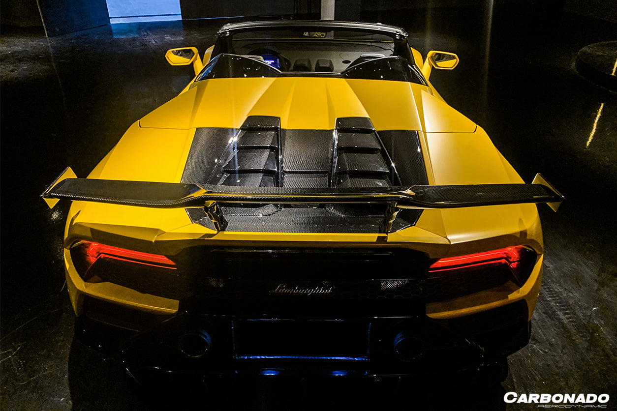 2019-2023 Lamborghini Huracan EVO Spyder OD Style Carbon Fiber Engine Trunk - Carbonado Aero