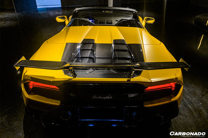 2019-2023 Lamborghini Huracan EVO Spyder OD Style Carbon Fiber Engine Trunk - Carbonado Aero