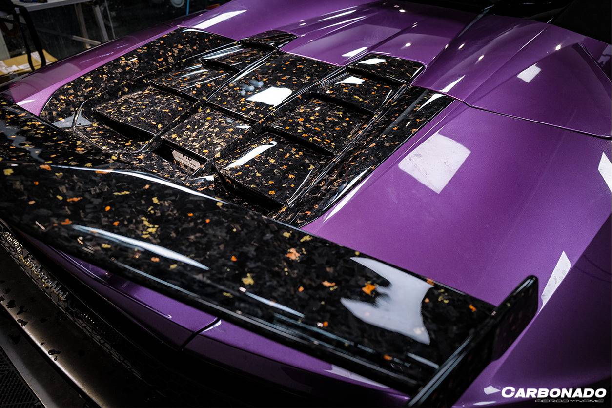 2019-2023 Lamborghini Huracan EVO Spyder OD Style Carbon Fiber Engine Trunk - Carbonado Aero