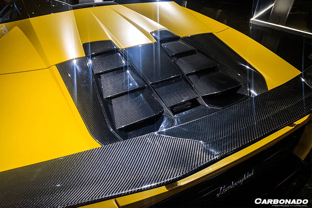 2019-2023 Lamborghini Huracan EVO Spyder OD Style Carbon Fiber Engine Trunk - Carbonado Aero