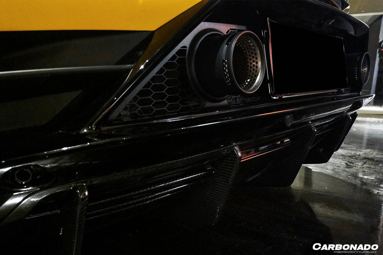 2019-2023 Lamborghini Huracan EVO OD Style Carbon Fiber Rear Diffuser - Carbonado Aero