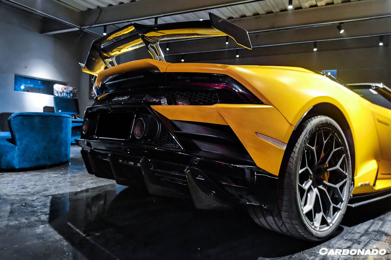 2019-2023 Lamborghini Huracan EVO OD Style Carbon Fiber Rear Diffuser - Carbonado Aero