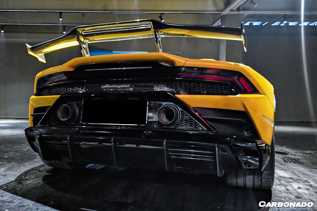2019-2023 Lamborghini Huracan EVO OD Style Carbon Fiber Rear Diffuser - Carbonado Aero
