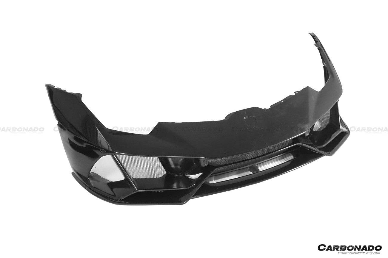 2015-2023 Lamborghini Huracan LP610/LP580/EVO EVO-4WD Style Partial Carbon Front Bumper - Carbonado Aero