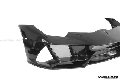 2015-2023 Lamborghini Huracan LP610/LP580/EVO EVO-4WD Style Partial Carbon Front Bumper - Carbonado Aero