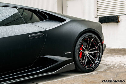 2015-2020 Lamborghini Huracan LP610/LP580 AYP Style Carbon Fiber Side Skirts - Carbonado Aero