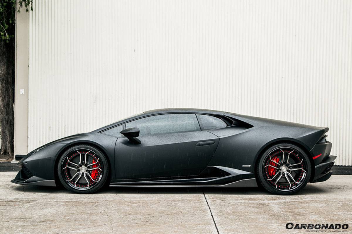 2015-2020 Lamborghini Huracan LP610/LP580 AYP Style Carbon Fiber Side Skirts - Carbonado Aero