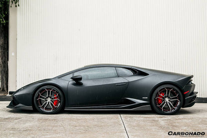 2015-2020 Lamborghini Huracan LP610/LP580 AYP Style Carbon Fiber Side Skirts - Carbonado Aero