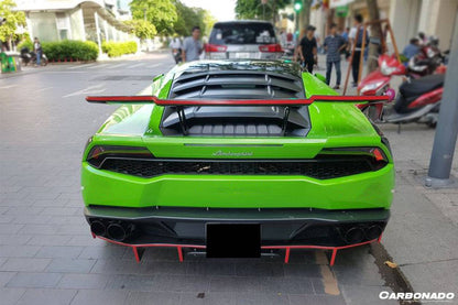 2015-2020 Lamborghini Huracan LP610 RZS Style Carbon Fiber Rear Diffuser - Carbonado