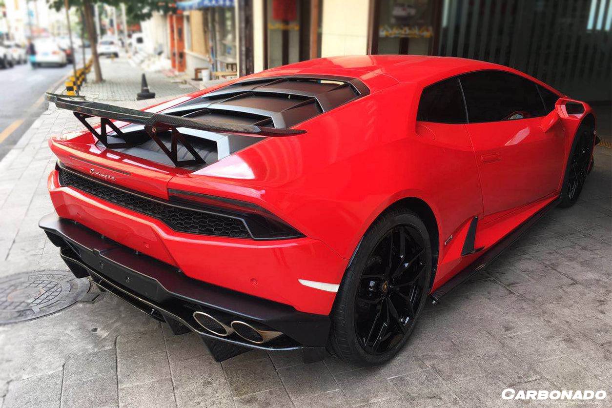 2015-2020 Lamborghini Huracan LP610 RZS Style Carbon Fiber Rear Diffuser - Carbonado Aero
