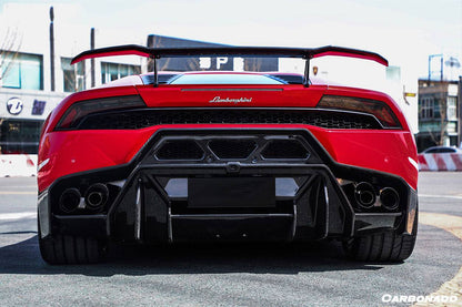2015-2020 Lamborghini Huracan LP610 Carbon Rear Bumper Grille - Carbonado
