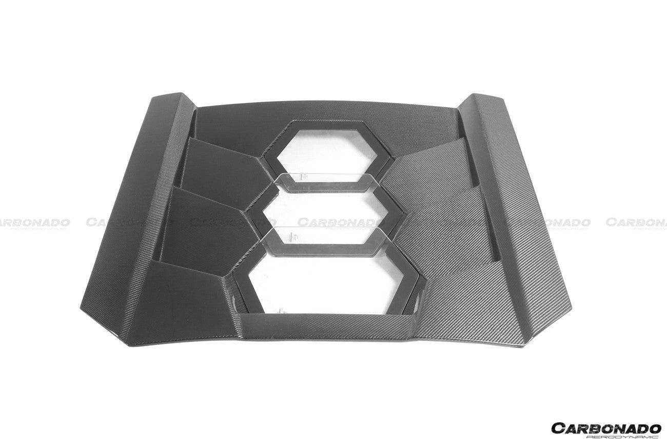 2001-2010 Lamborghini Murcielago LP640 LP670 SV Style carbon Fiber Engine Trunk - Carbonado Aero