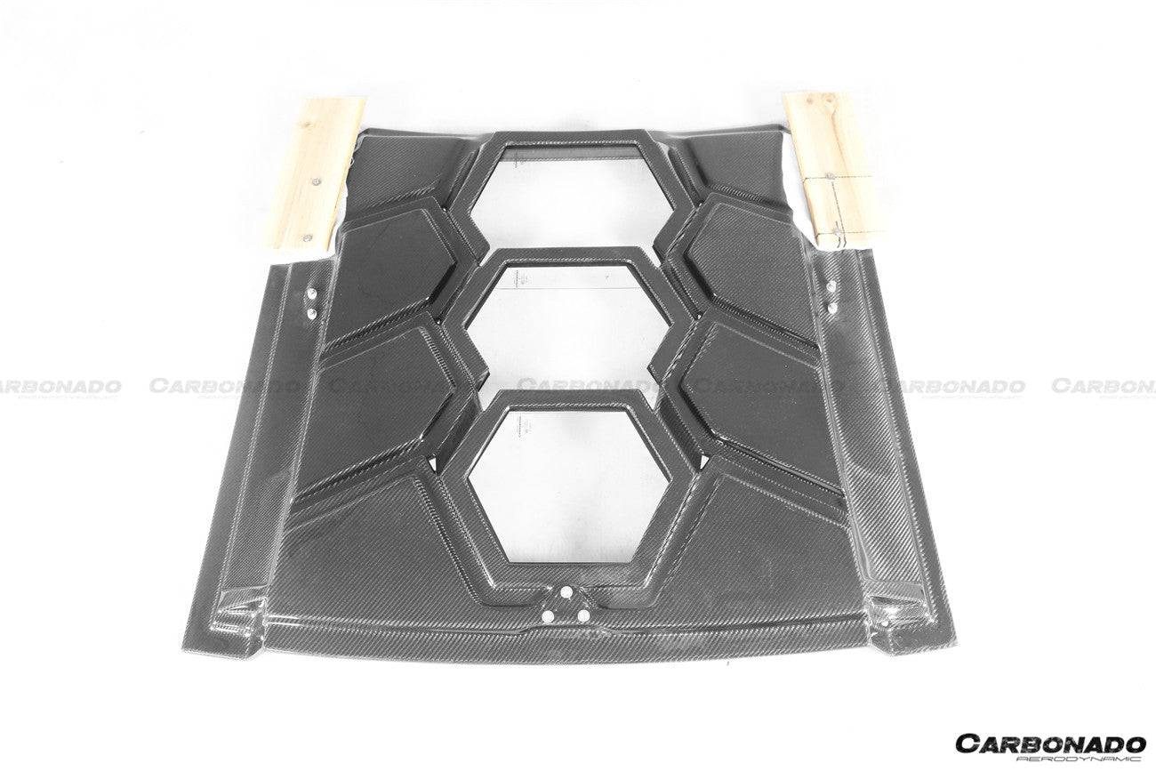 2001-2010 Lamborghini Murcielago LP640 LP670 SV Style carbon Fiber Engine Trunk - Carbonado Aero