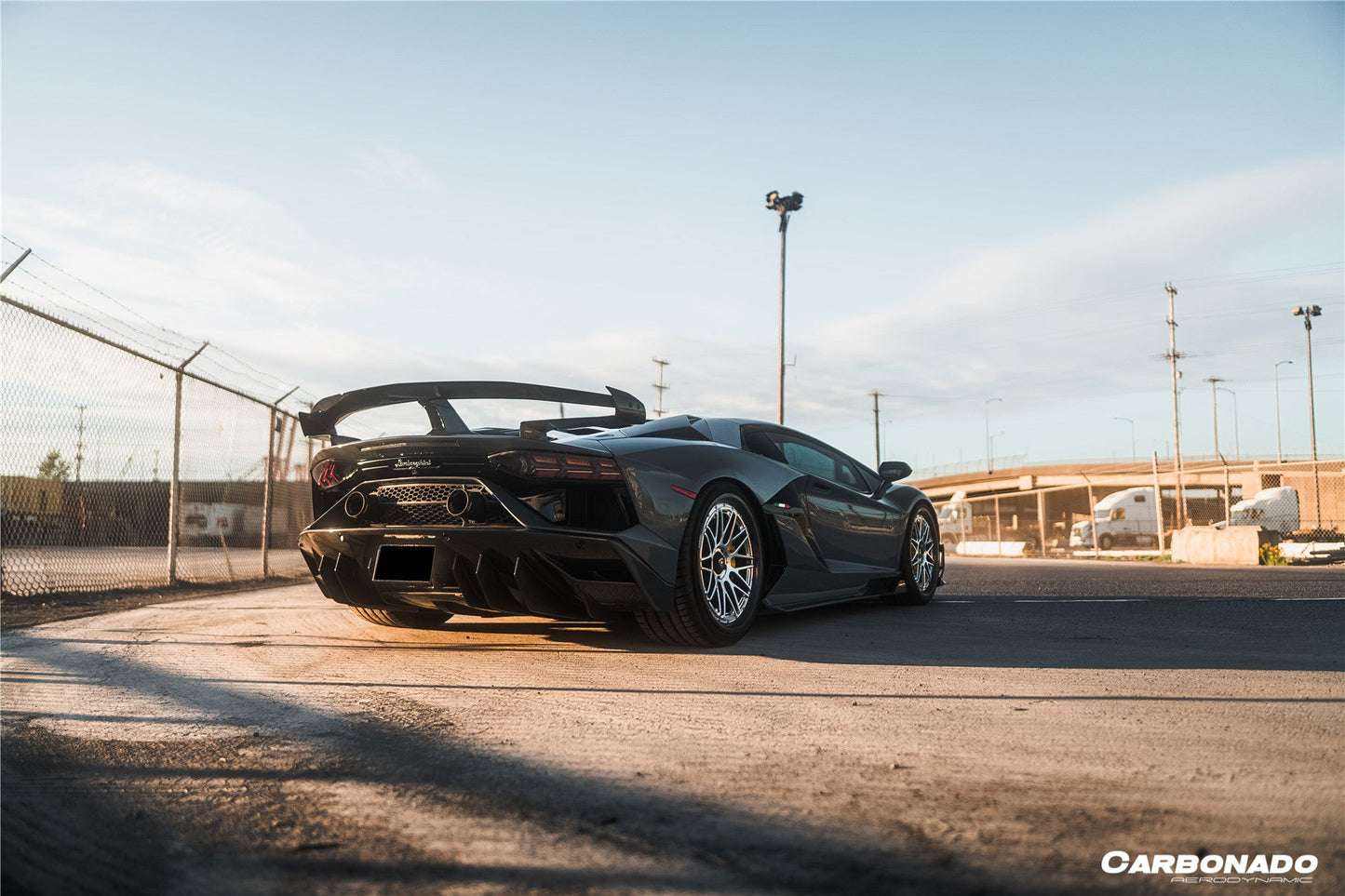 2011-2021 Lamborghini Aventador LP700 LP740 LP750 Coupe Roadster SVJ Style Part DRY Carbon Fiber Aero Full Kit