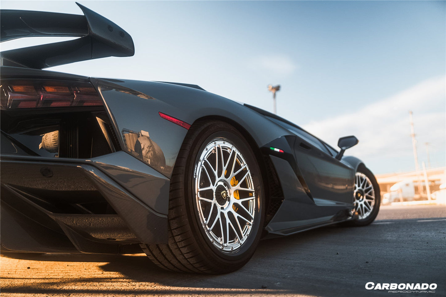 2011-2021 Lamborghini Aventador LP700 LP740 LP750 Coupe Roadster SVJ Style Part DRY Carbon Fiber Aero Full Kit