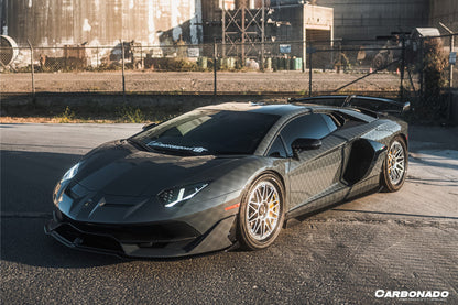 2011-2021 Lamborghini Aventador LP700 LP740 LP750 Coupe Roadster SVJ Style Part Dry Carbon Fiber Front Bumper
