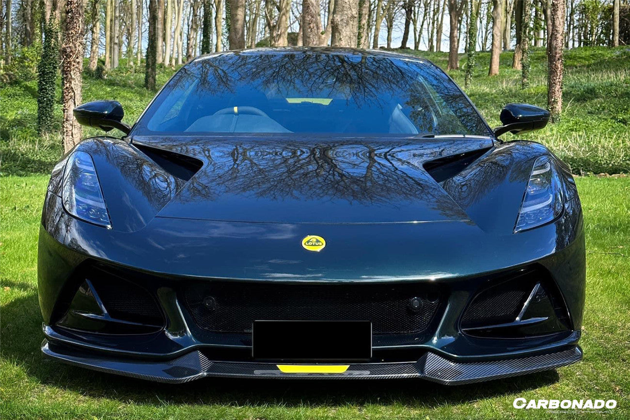 2021-2024 Lotus Emira OD Style Dry Carbon Fiber Front Lip Splitter