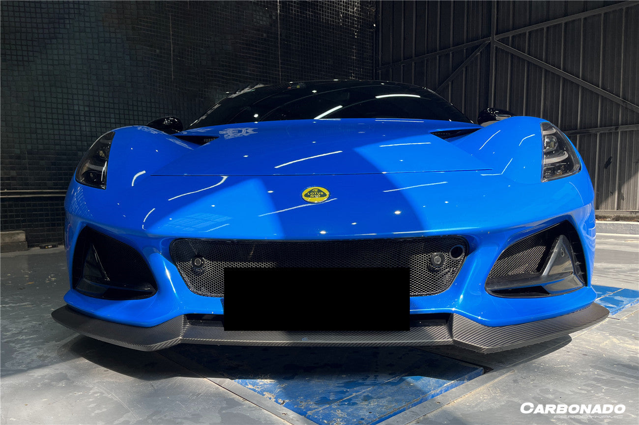 2021-2024 Lotus Emira OD Style Dry Carbon Fiber Front Lip Splitter