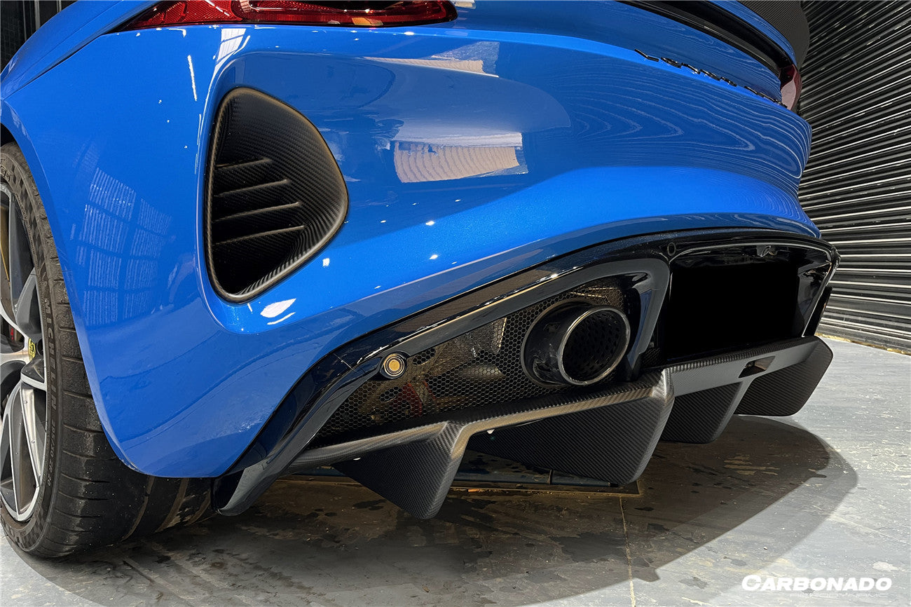 2021-2024 Lotus Emira OD Style Dry Carbon Fiber Rear Diffuser Lip - Carbonado