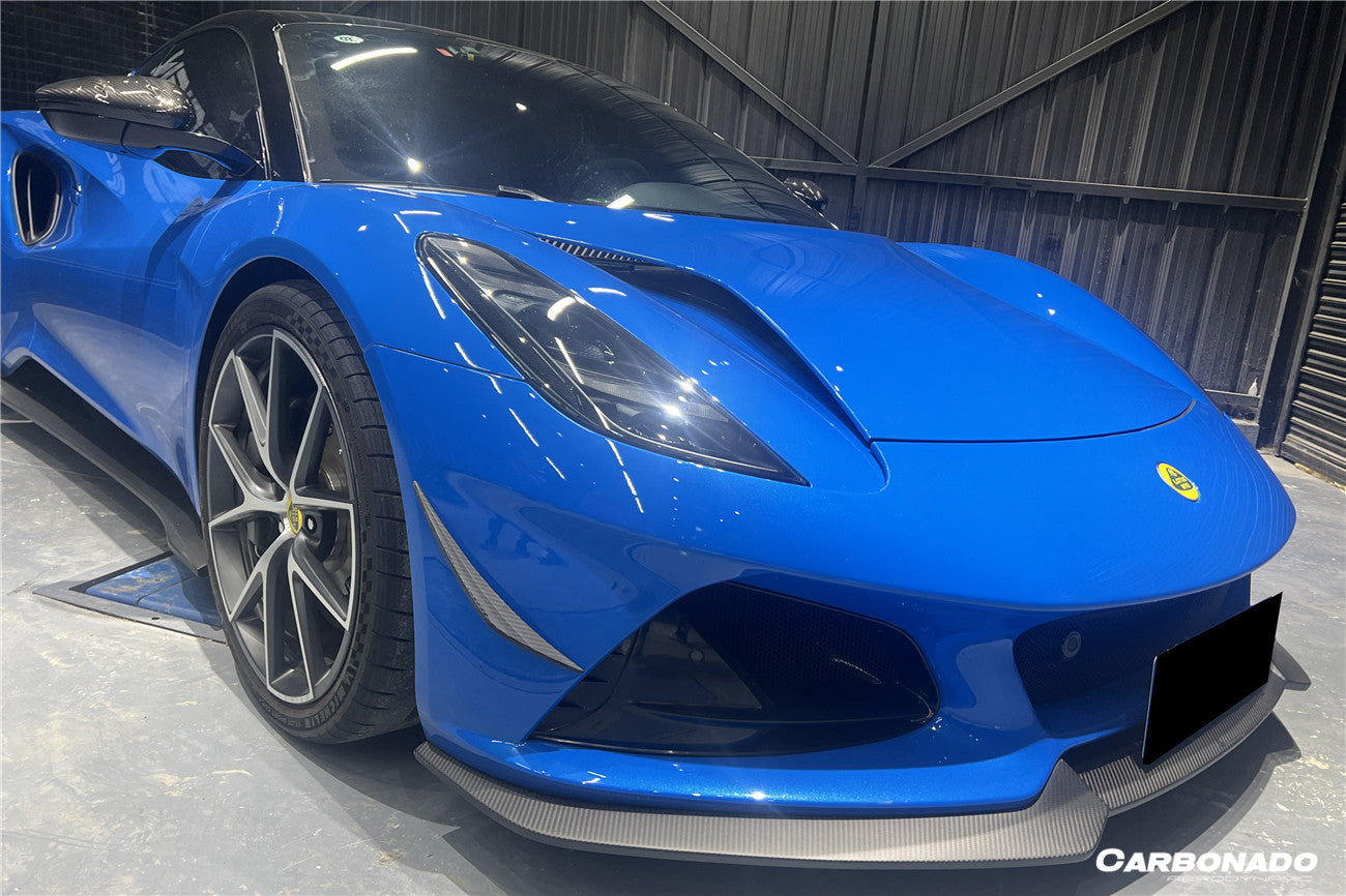 2021-2024 Lotus Emira OD Style Dry Carbon Fiber Front Bumper Vents