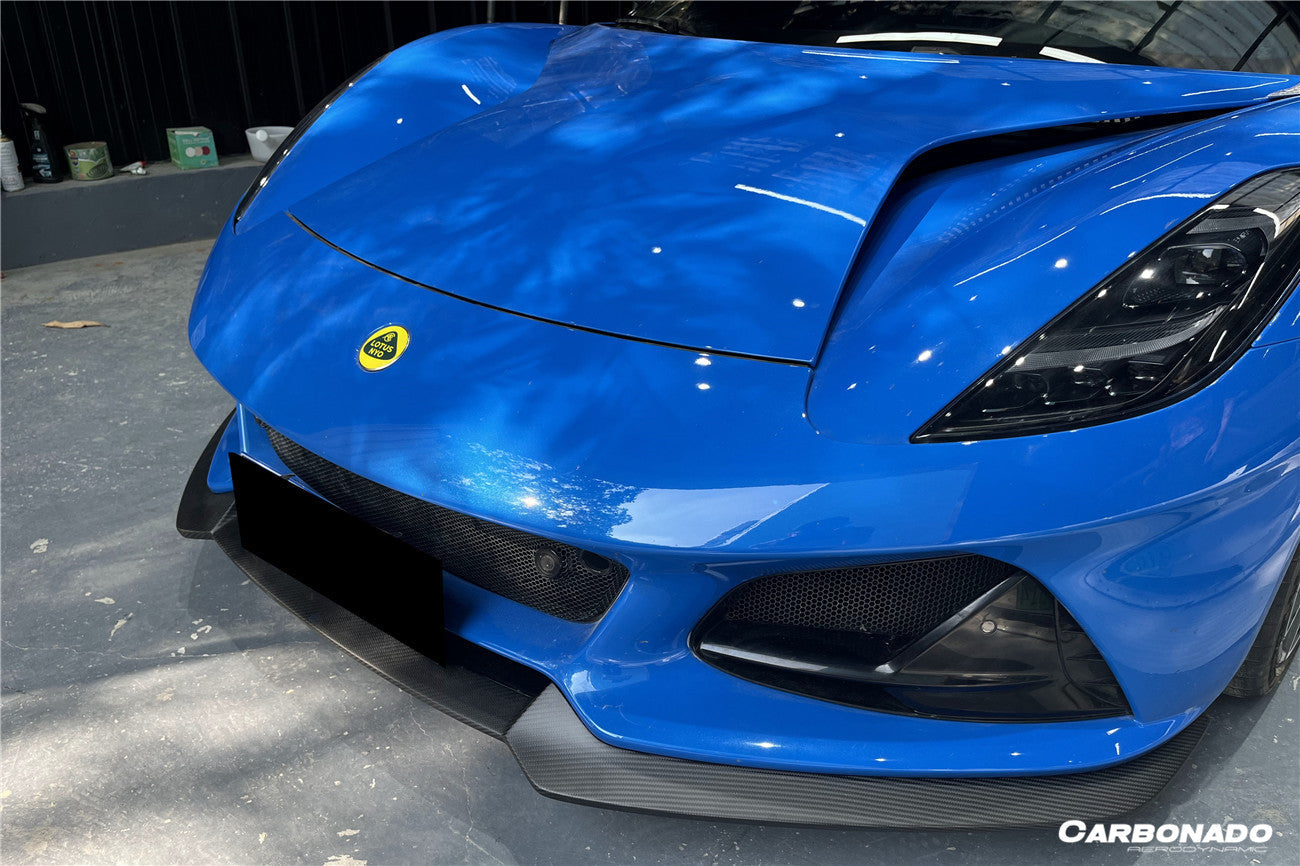 2021-2024 Lotus Emira OD Style Dry Carbon Fiber Front Bumper Vents