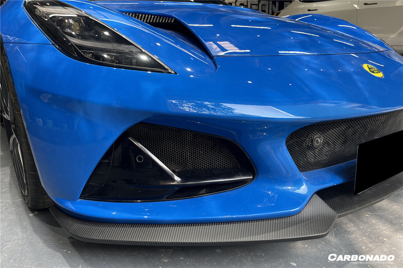 2021-2024 Lotus Emira OD Style Dry Carbon Fiber Front Bumper Vents