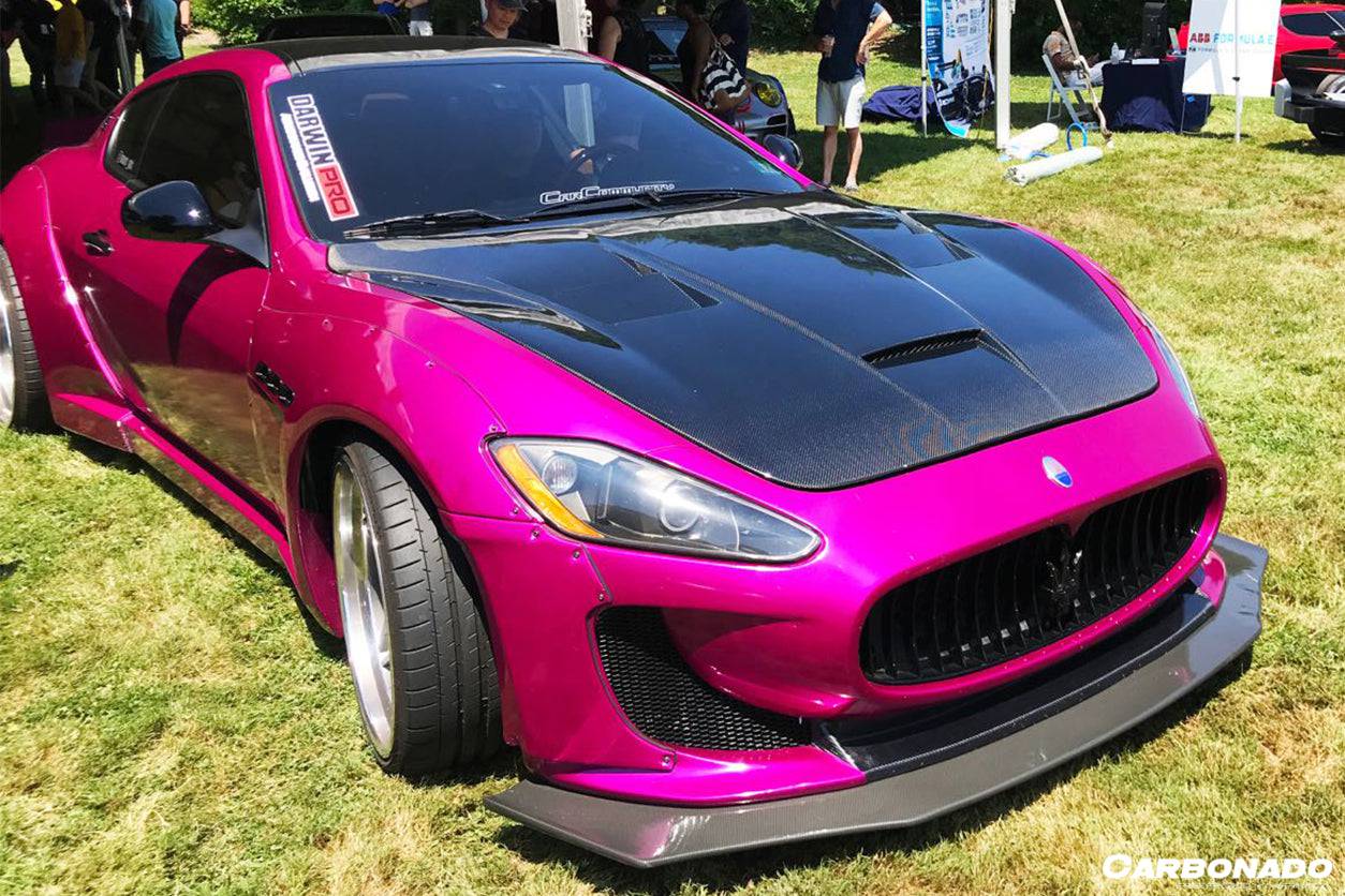 2008-2018 Maserati GranTurismo DC Style Hood - Carbonado Aero