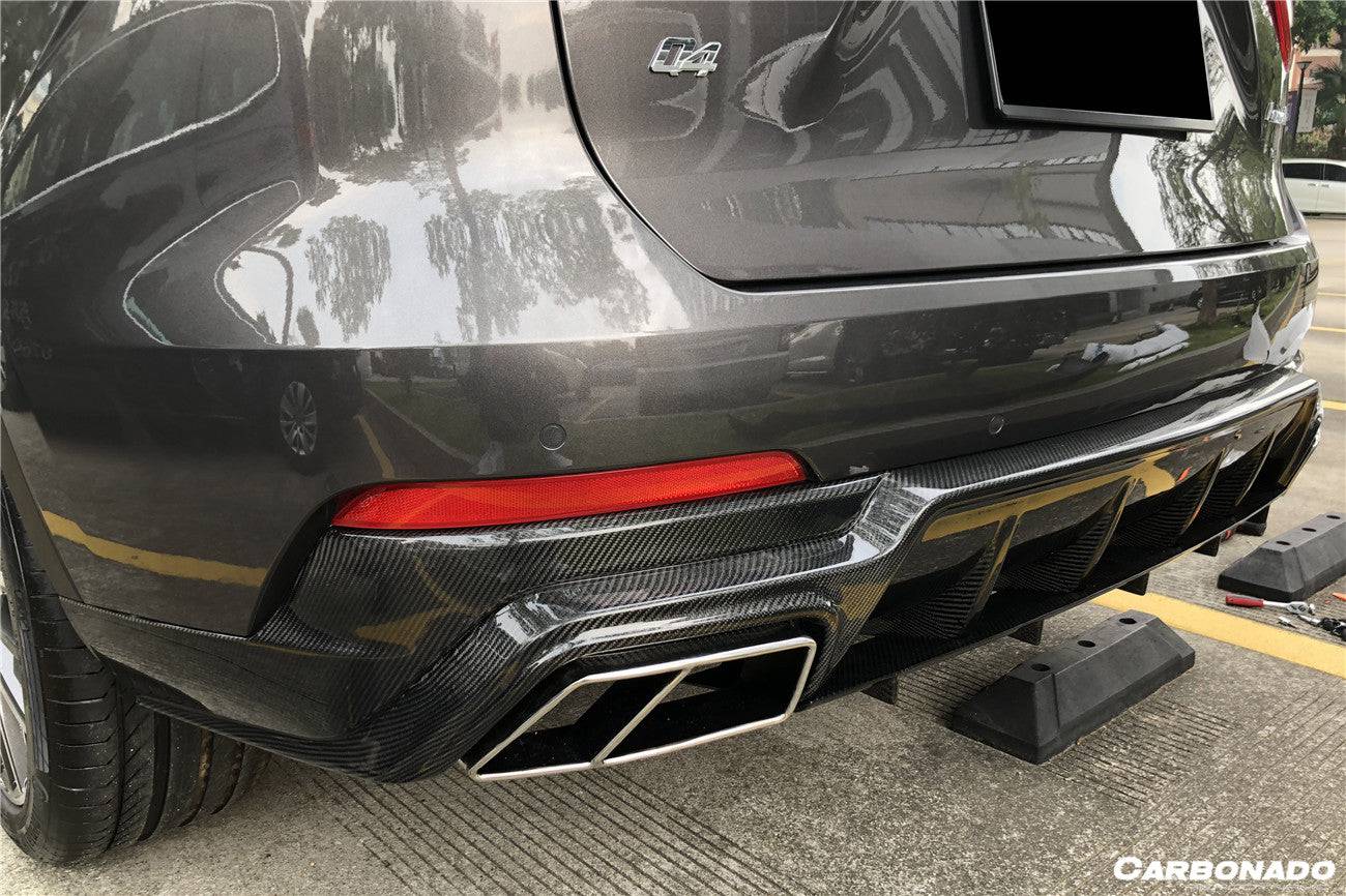 2017-2023 Maserati Levante Modena/GT OD Style Rear Diffuser Lip (NO Exhaust Tips) - Carbonado Aero