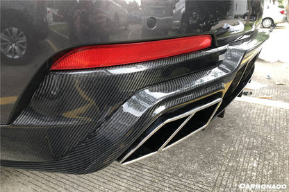 2017-2023 Maserati Levante Modena/GT OD Style Rear Diffuser Lip (NO Exhaust Tips) - Carbonado Aero