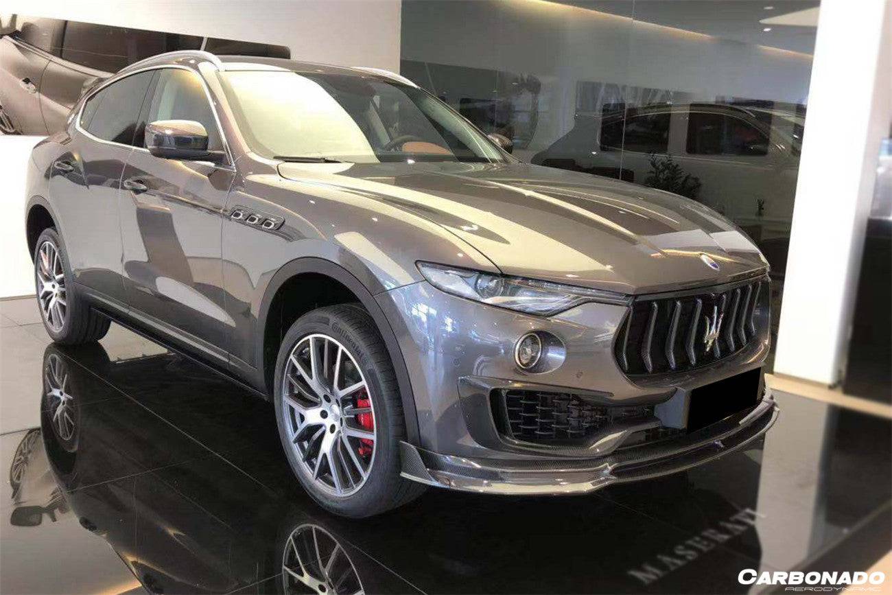 2016-2023 Maserati Levante OD Style Carbon Fiber Front Lip - Carbonado Aero