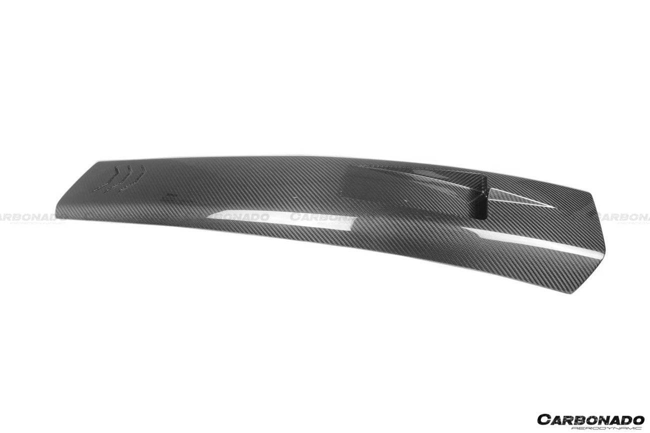 2020-2024 Maserati MC20 SVD Style Dry Carbon Fiber Roof Scoop - Carbonado Aero