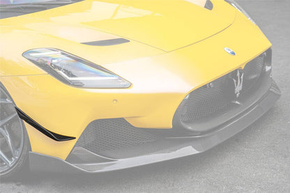 2020-2024 Maserati MC20 SVD Style DRY Carbon Fiber Front Canards - Carbonado