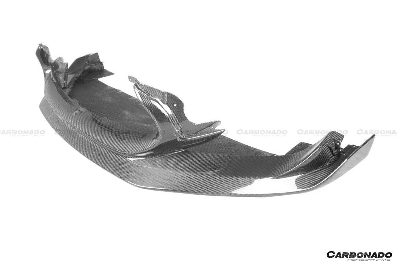 2020-2024 Maserati MC20 SVD Style Dry Carbon Fiber Front Lip - Carbonado Aero