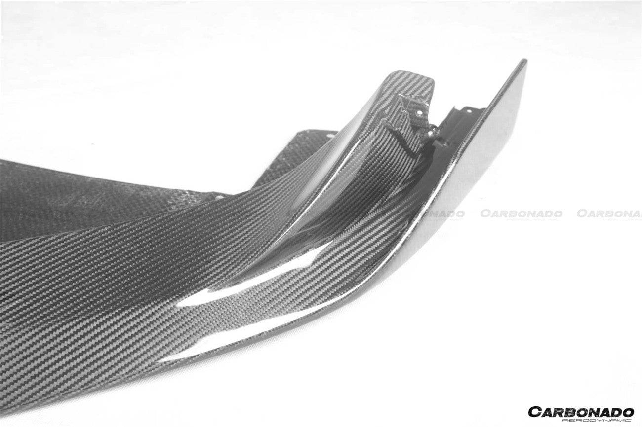 2020-2024 Maserati MC20 SVD Style Dry Carbon Fiber Front Lip - Carbonado Aero