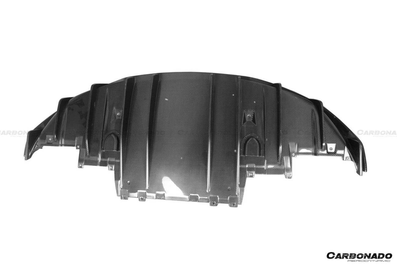 2020-2024 Maserati MC20 SVD Style DRY Carbon Fiber Rear Lip Diffuser - Carbonado Aero