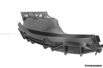 2020-2024 Maserati MC20 SVD Style DRY Carbon Fiber Rear Lip Diffuser - Carbonado Aero