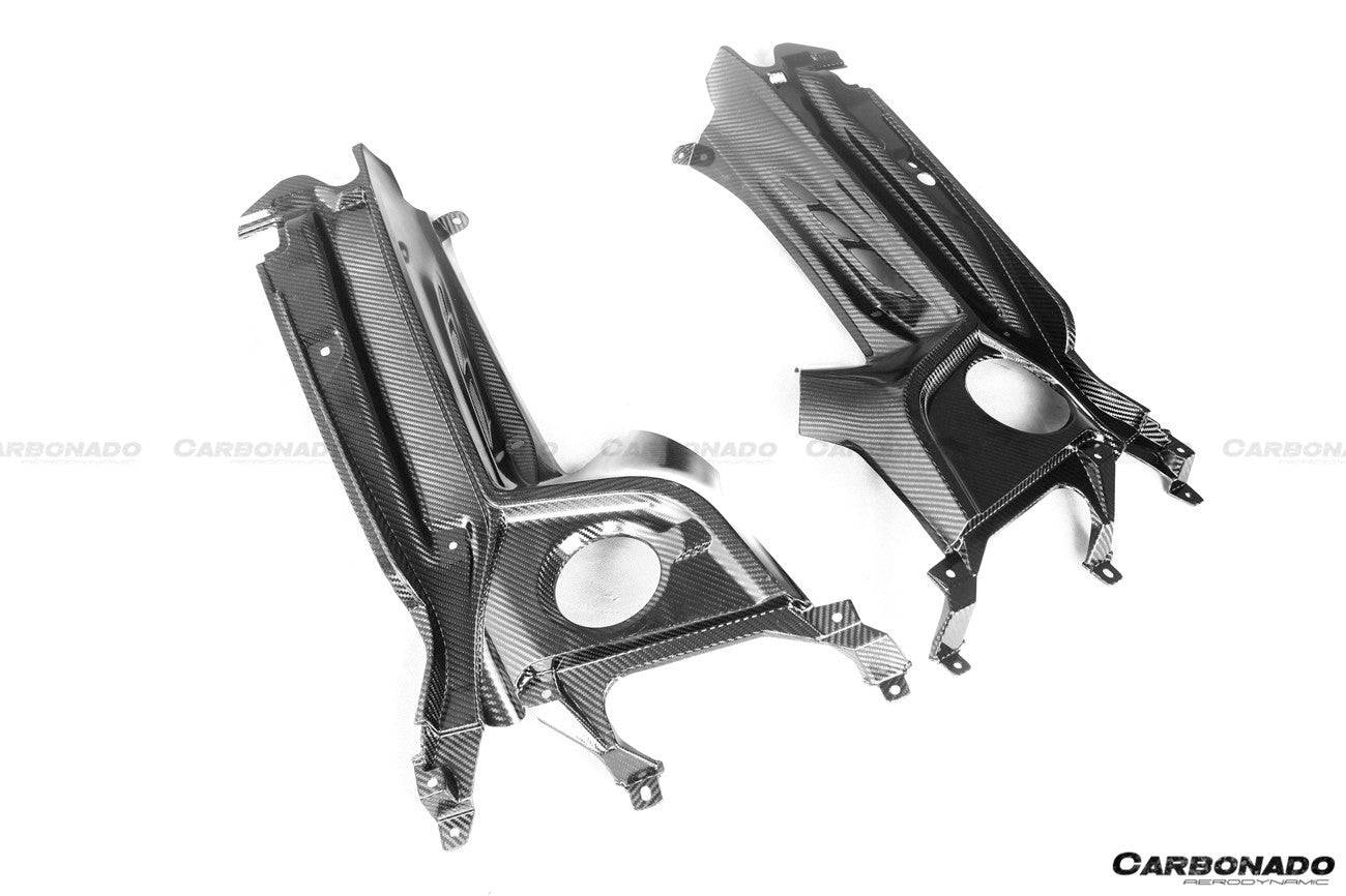2020-2024 Maserati MC20 Dry Carbon Fiber Engine Bay Room Interior - Carbonado Aero