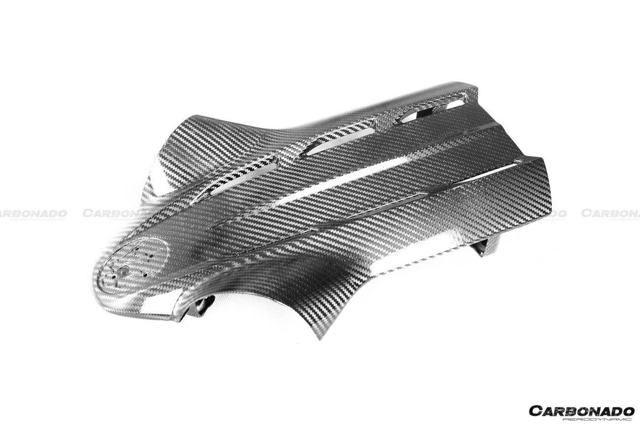 2020-2024 Maserati MC20 Dry Carbon Fiber Engine Cover Replacement - Carbonado Aero