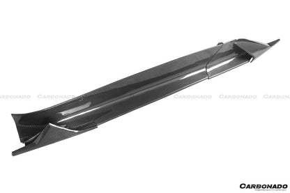 2020-2024 Maserati MC20 OEM Style DRY Carbon Fiber Side Skirts - Carbonado Aero