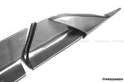 2020-2024 Maserati MC20 OEM Style DRY Carbon Fiber Side Skirts - Carbonado Aero