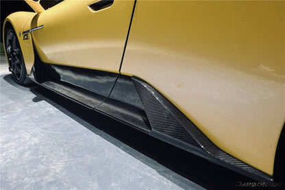 2020-2024 Maserati MC20 OEM Style DRY Carbon Fiber Side Skirts - Carbonado Aero