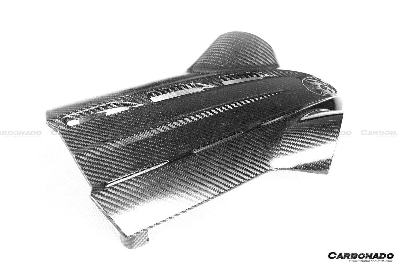 2020-2024 Maserati MC20 Dry Carbon Fiber Engine Cover Replacement - Carbonado Aero