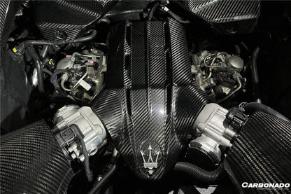 2020-2024 Maserati MC20 Dry Carbon Fiber Engine Bay Room Interior - Carbonado Aero