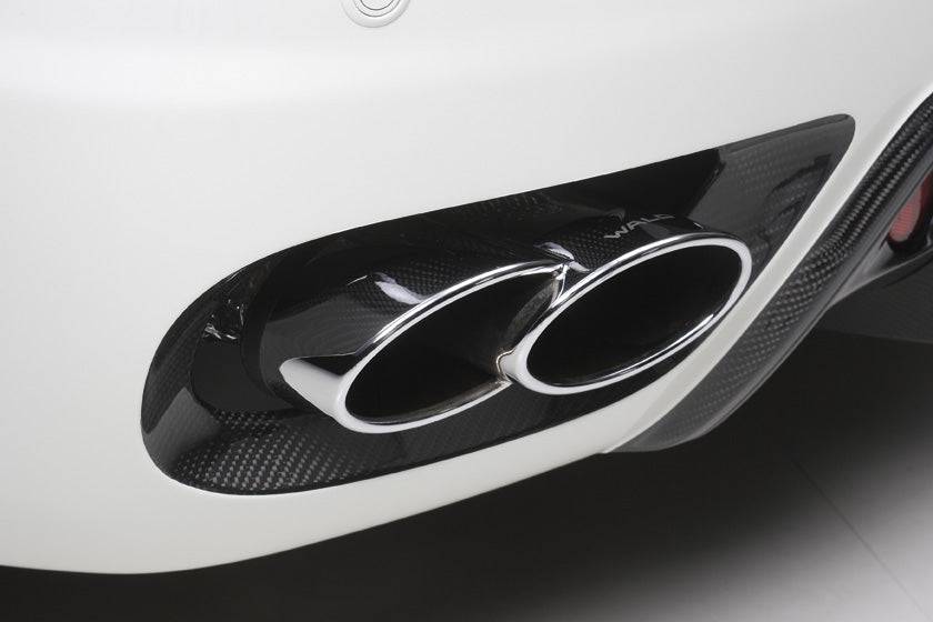 2005-2008 Maserati Quattroporte W Style Rear Bumper - Carbonado Aero