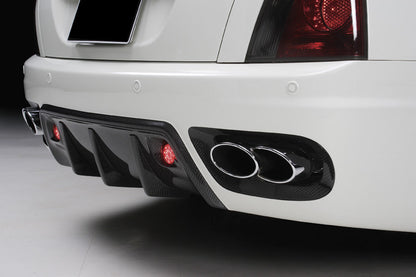 2005-2008 Maserati Quattroporte W Style Rear Bumper - Carbonado Aero