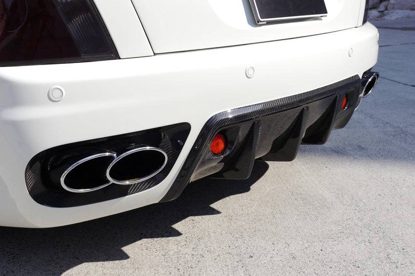 2005-2008 Maserati Quattroporte W Style Rear Bumper - Carbonado Aero