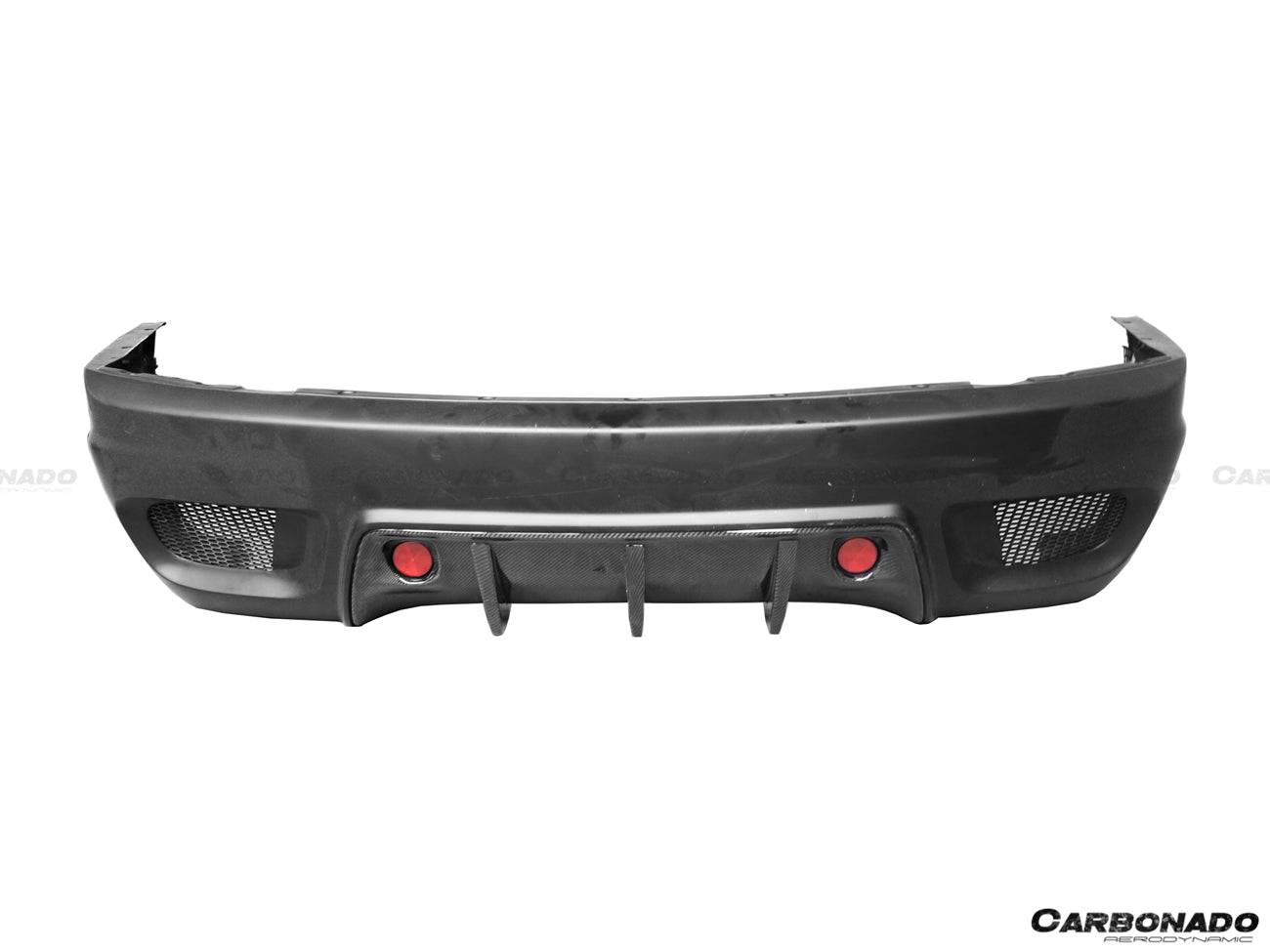 2005-2008 Maserati Quattroporte W Style Rear Bumper - Carbonado Aero