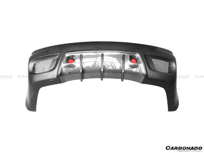 2005-2008 Maserati Quattroporte W Style Rear Bumper - Carbonado Aero