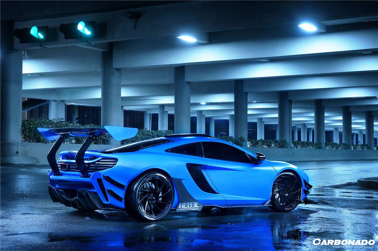 2011-2017 McLaren 650S/MP4 12C Rebel Performance Style Spoiler Wing - Carbonado