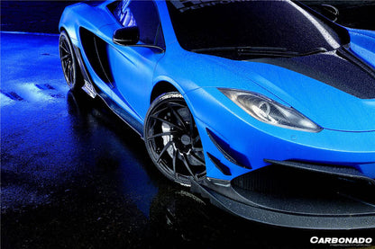 2011-2014 McLaren MP4 12C Rebel Performance Style Front Bumper w/ Lip - Carbonado Aero